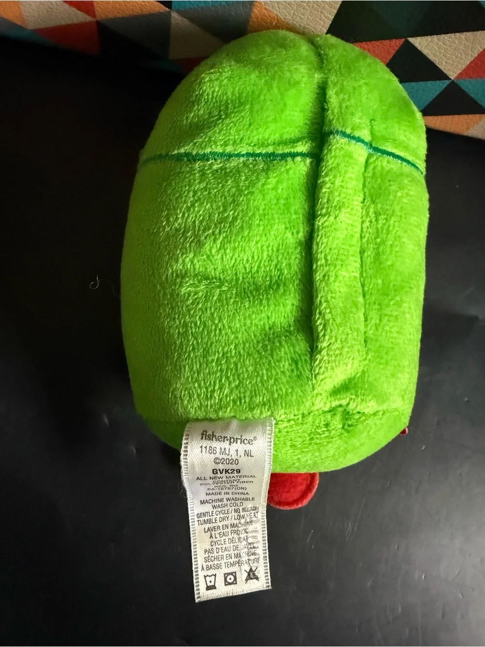 Fisher Price Story Bots Talking Plush Stuffed Animal Toy Green Robot Works